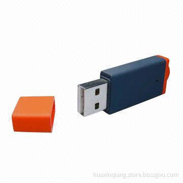 USB Drive with ABS Plastic Material, 128MB-64GB Capacity, Color Custom, Logo Design, USB2.0/3.0